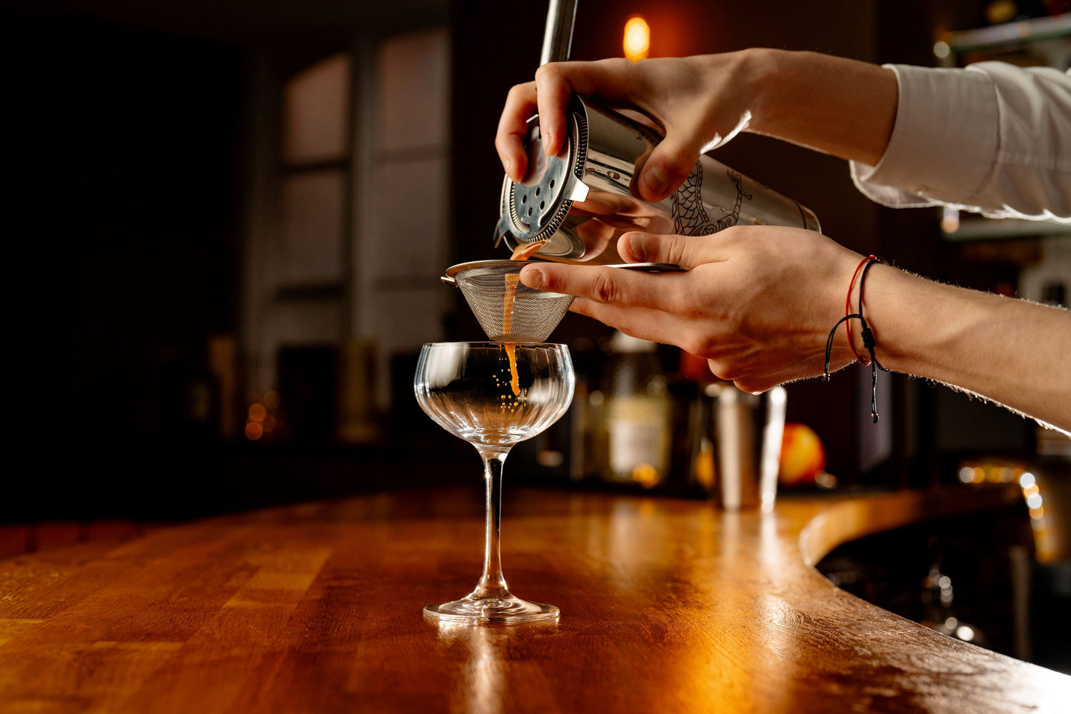 Hawthorn Stainless Steel Cocktail Strainer 20cm